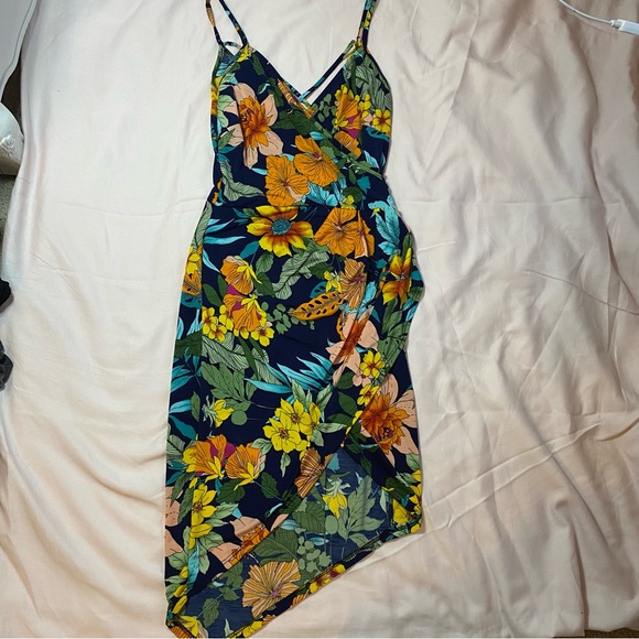 Olive Tree Dresses & Skirts - Floral High Low Dress